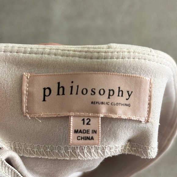 Gently loved khaki skirt; sized 12 - Picture 4 of 8